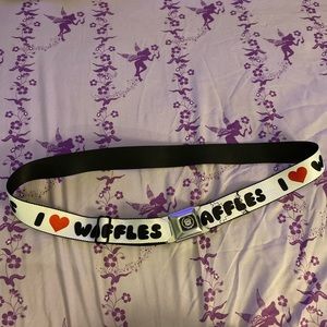 I love Waffles belt